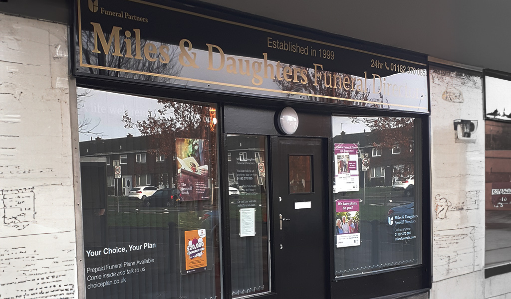 Miles and Daughters Whitley Wood funeral home