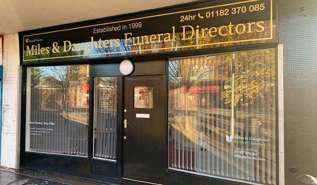 Miles and Daughters Whitley Wood funeral home